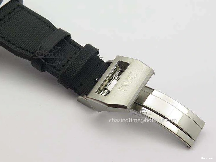 MIROTIME 0706 Pilot Chrono IW388003 Real Ceramic V6F 1:1 Best Edition On Black Nylon Strap A StreetReady 7284